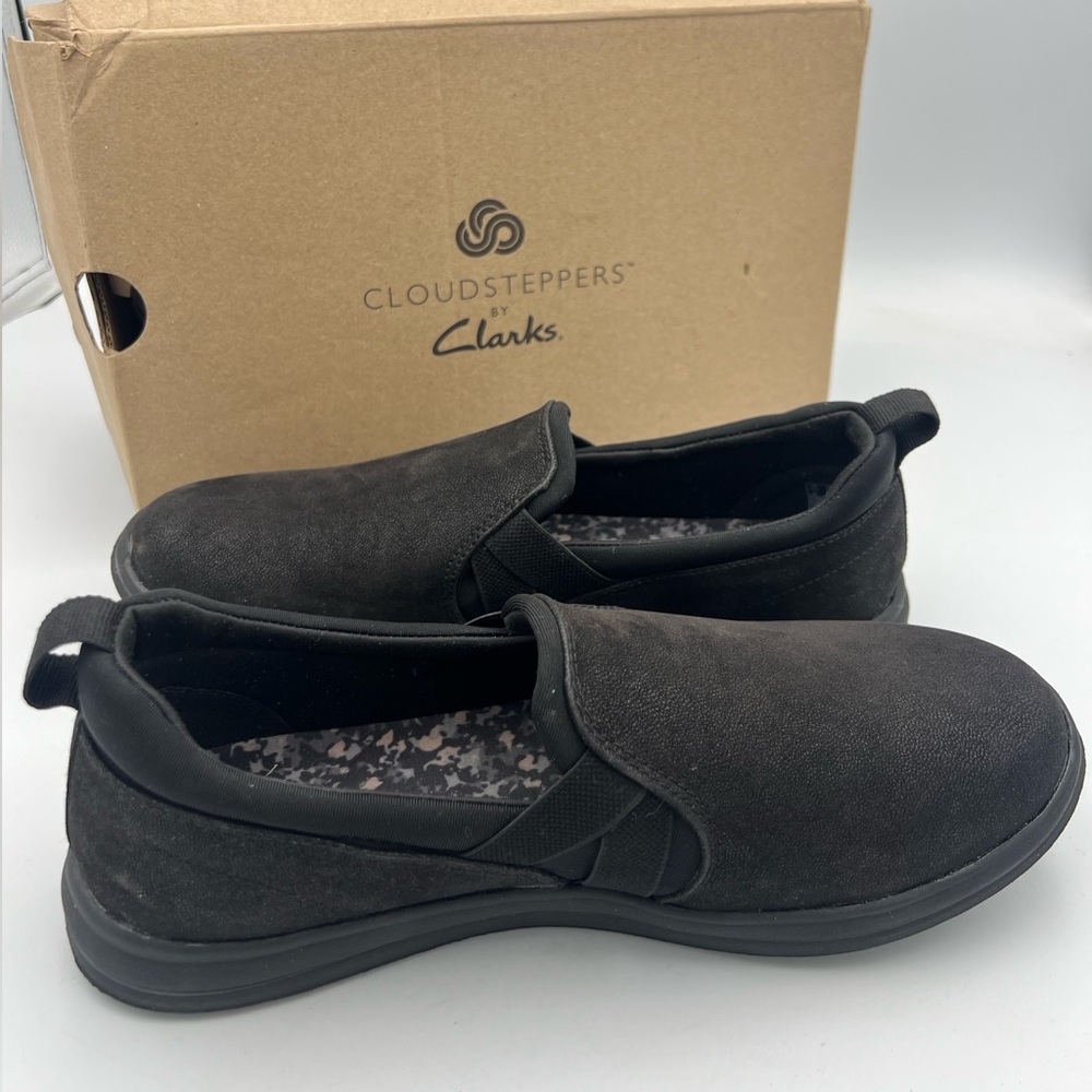 Clarks CLOUD STEPPERS Breeze Bali Women’s Size 7W EU 37.5 Black. Comfort Shoe - Picture 13 of 15